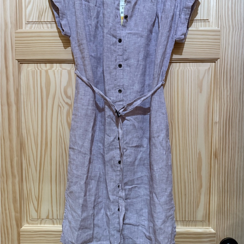C&C California Lavender Button-Down Dress